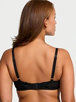 Ziggy Glam Floral Embroidery Unlined Demi Bra