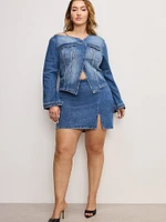 Denim Mini Skirt