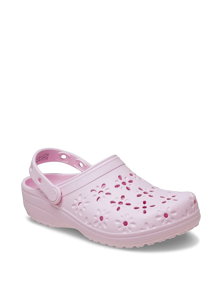 Classic Floral Cut-Out Clog