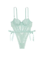 Wicked Unlined Lace Teddy