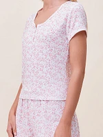 Short-Sleeve Tee & Boxer Short Set