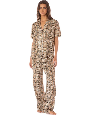 Kameli Short-Sleeve Pant Set