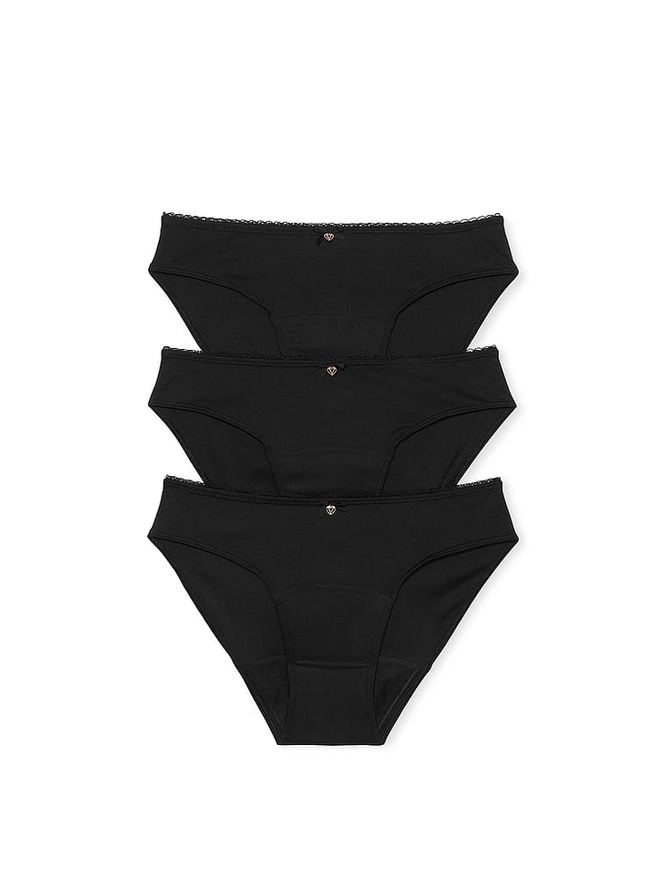 3-Pack Smooth Period Bikini Panties