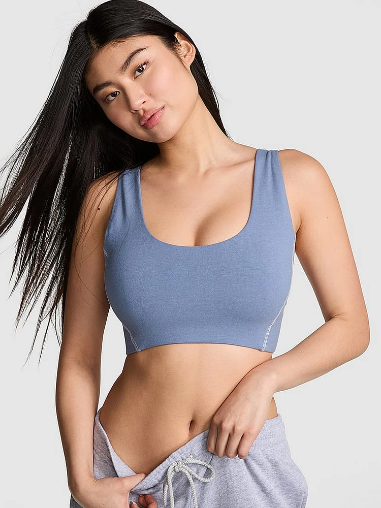 All-Day Cotton Scoop Sports Bra