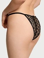 Geo Daisy Lace Adjustable Brazilian Panty