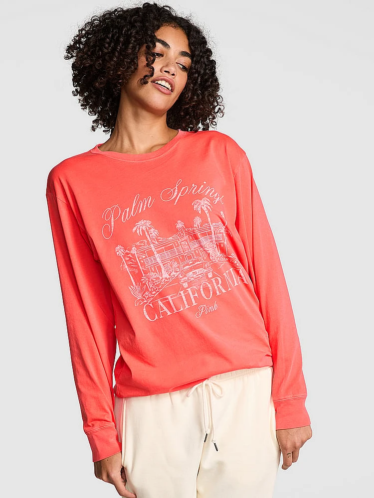 Cotton Long-Sleeve Hockey Tee