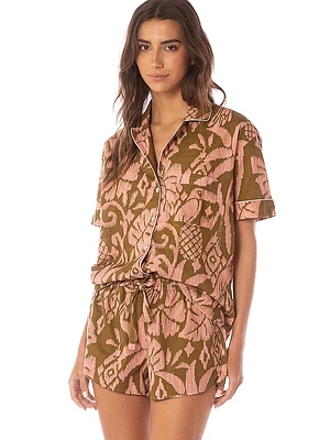 Slumbers Short-Sleeve Short Set