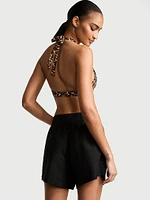 Beachwear Linen Cover-Up Shorts