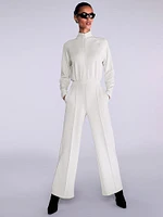 VSX Featherweight Knit Front- Zip Jumpsuit