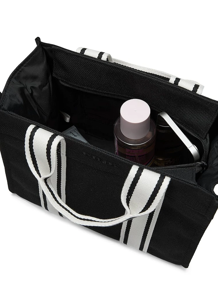Mini Crossbody Canvas Tote Bag