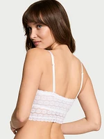 Daisy Lace Lightly Lined Bandeau Bra Top
