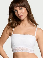 Daisy Lace Lightly Lined Bandeau Bra Top