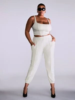 Featherweight Knit Corset Tank Top