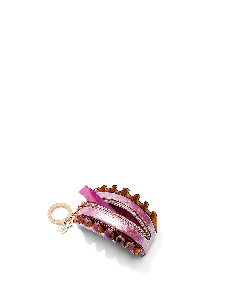 Gold Shell Coin Purse Keychain