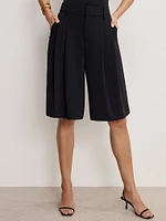 Luxe Suiting Long Shorts