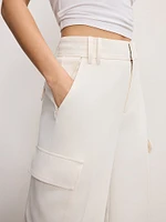 Luxe Suiting Cargo Trousers