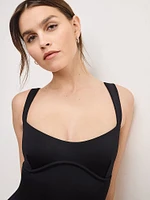 Compression Sweetheart One-Piece Swimsuit