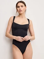 Compression Sweetheart One-Piece Swimsuit