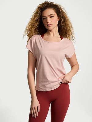 VSX Pima Cotton Jersey Open-Back Tee