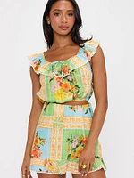 All Night Ruffle Skort