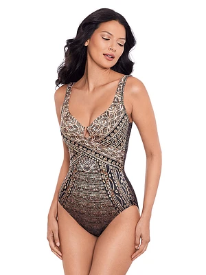 Criss Cross Escape One-Piece Swimsuit