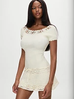 Libra Cloud Knit Mini Dress