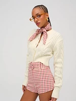 Camille Cable Knit Cardigan