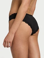 Lace-Trim Adjustable String Bikini Panty