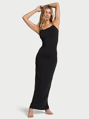 Luxe Cashmere Blend Long Slip Dress