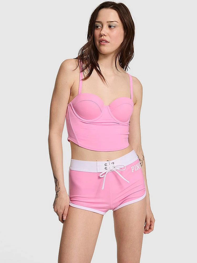 High-Waisted Bikini Shortie Bottom