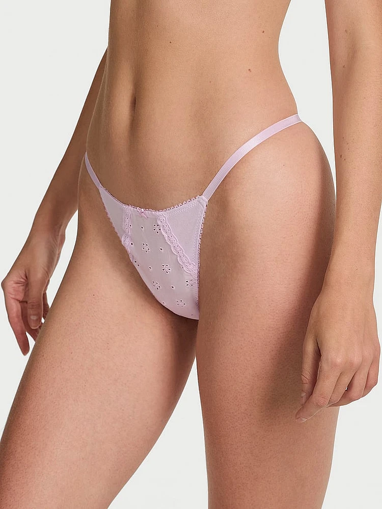 Stretch Cotton V-String Panty