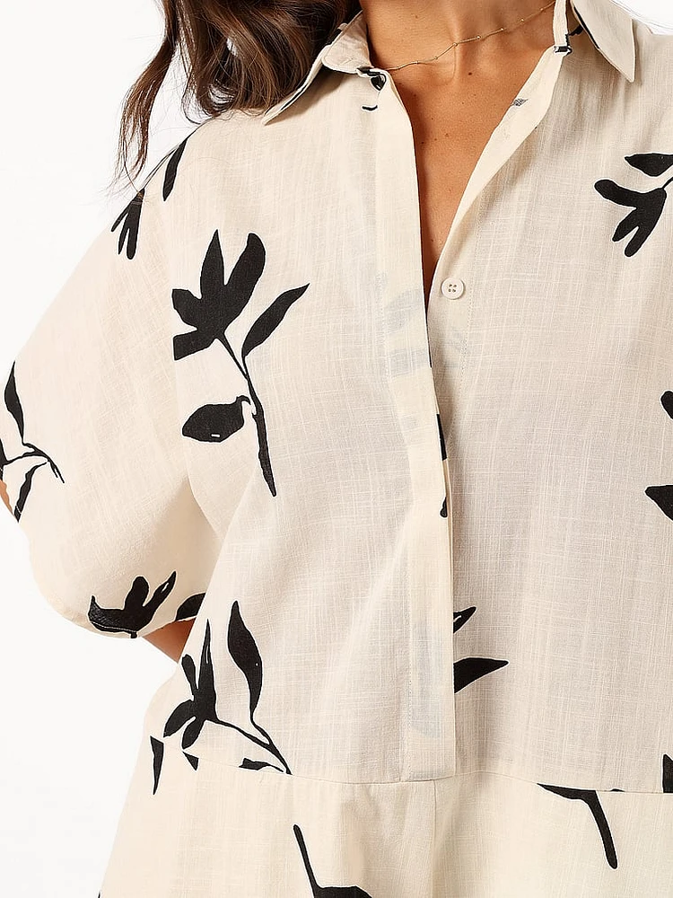 Sebastian Short-Sleeve Romper