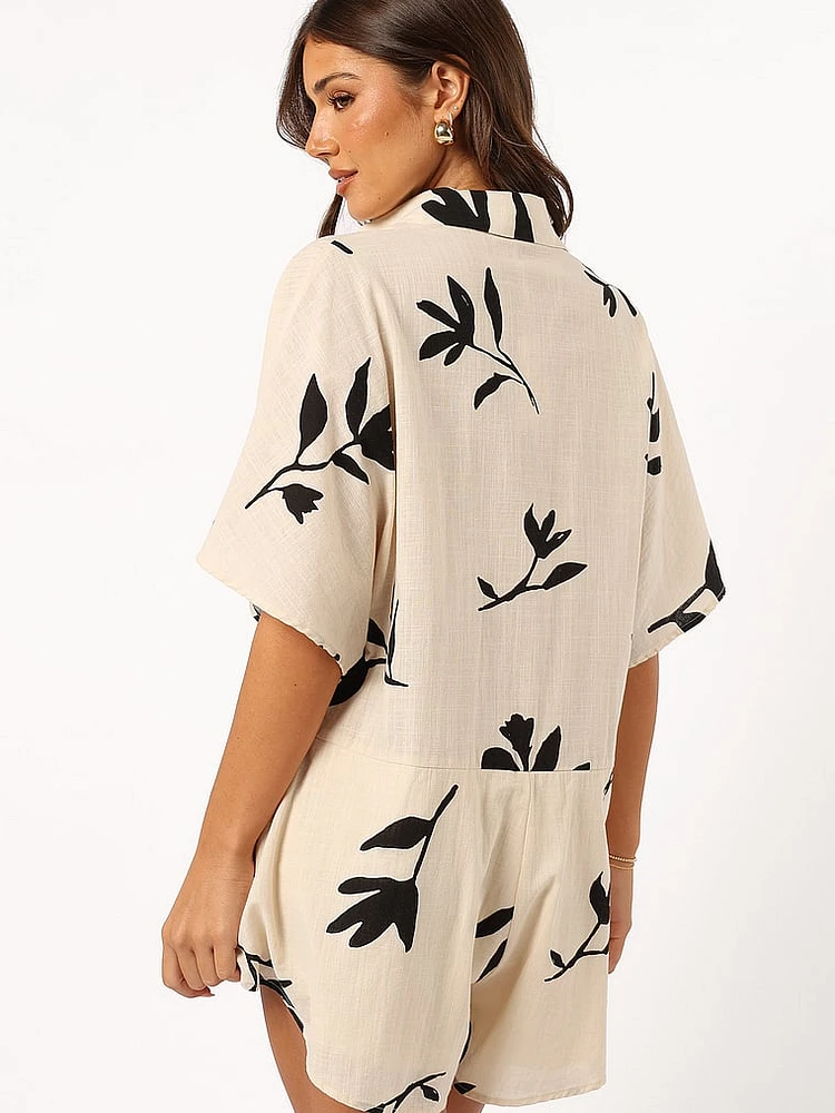 Sebastian Short-Sleeve Romper