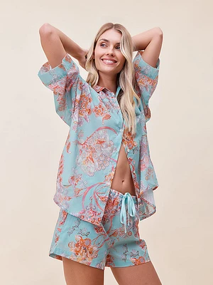 Coco Flowy Boxer Pajama Set