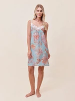 Coco Lace Front Midi Nightie