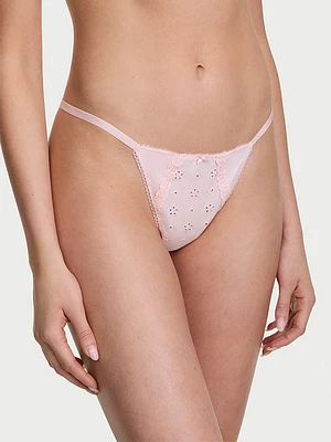 Stretch Cotton V-String Panty