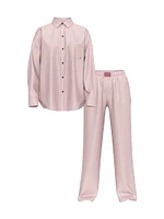 Modal-Cotton Long Pajama Set