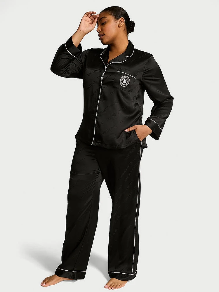 Satin Long Pajama Set