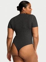 Ribbed Modal Short-Sleeve Bodysuit