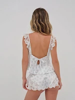 Sweet Escape Eyelet Top