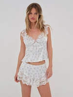Sweet Escape Eyelet Top