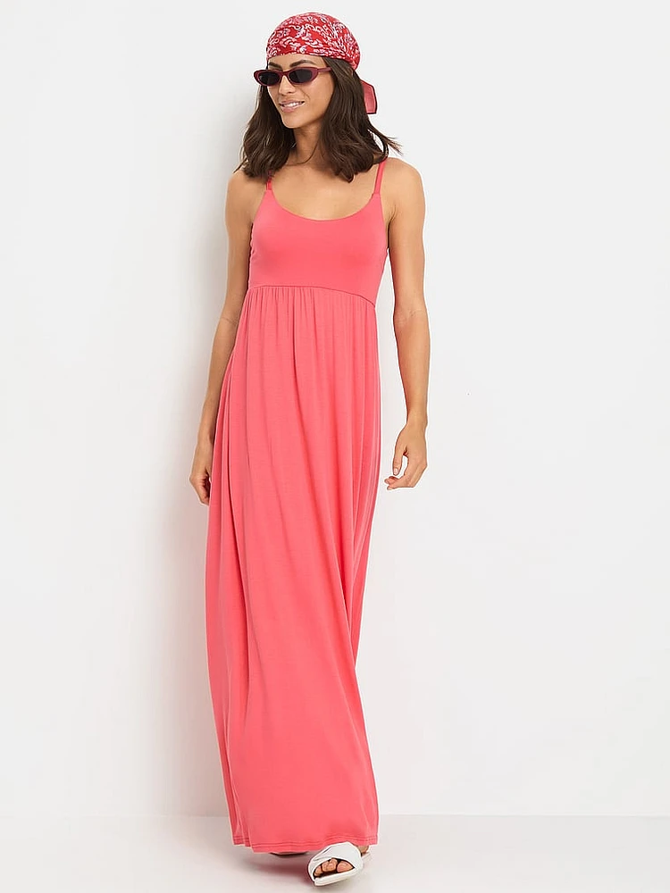 Tie-Back Maxi Dress