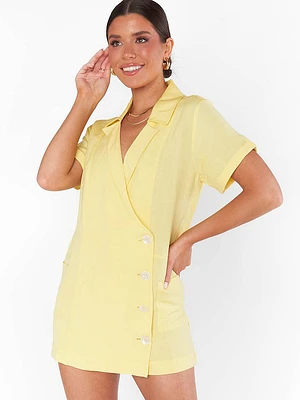 Bicoastal Blazer Romper