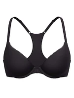 Smooth Lightly Lined Front-Close Full-Coverage Bra