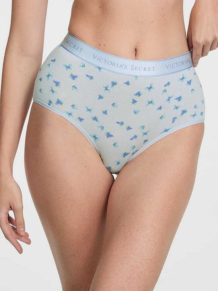 Ultra-Fine Modal Logo Modern Brief Panty