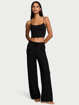 Luxe Crème Knit Lounge Pants