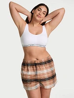 Modal-Cotton Pajama Shorts
