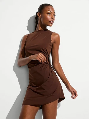 Beachwear Swim Ruched Mini Dress