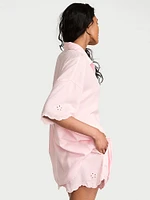 Modal-Cotton Striped Short Pajama Set