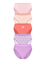 7-Pack Stretch Cotton High-Leg Brief Panties